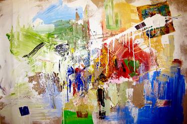 Print of Abstract Expressionism Abstract Collage by João Nepomuceno