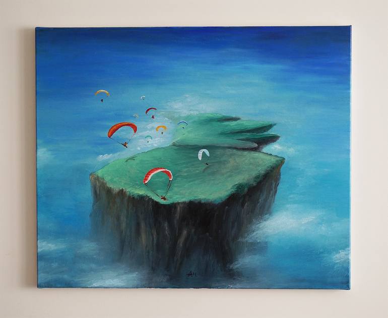 Original Realism Landscape Painting by Alexandr Mitiuc