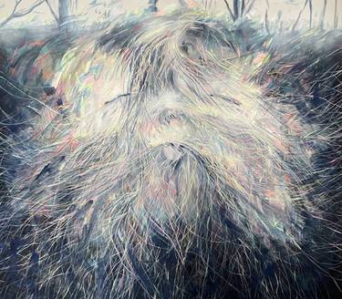 Original Abstract Expressionism Fantasy Paintings by Valeriia Tarasenko