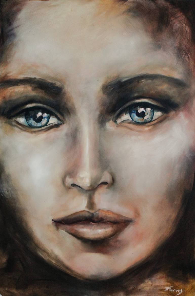 Original Portrait Painting by Erika Turvey