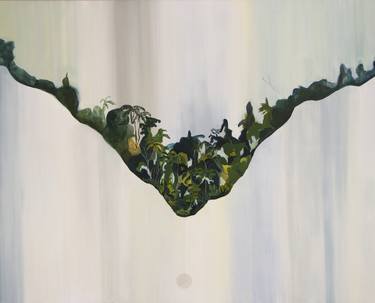 Original Conceptual Language Painting by Natalia Jarnuszkiewicz