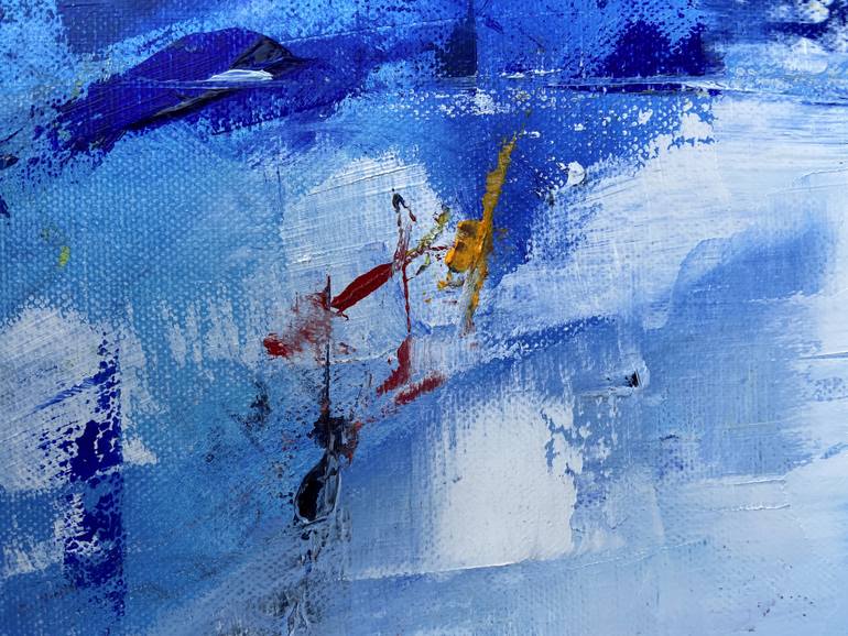 Original Abstract Water Painting by Roberto Zambiasi