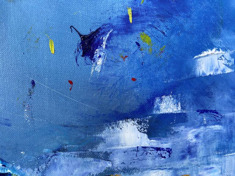 Original Abstract Water Painting by Roberto Zambiasi