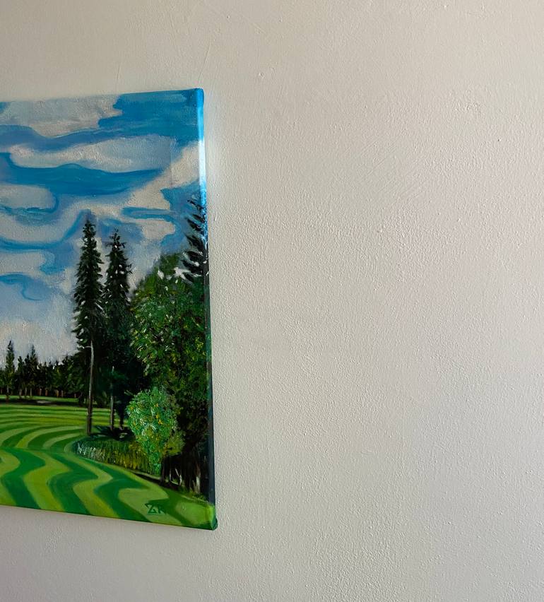 Original Expressionism Sports Painting by Roberto Zambiasi