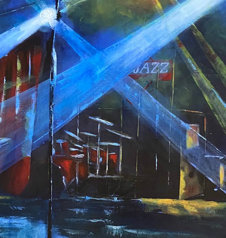 Original Modern Music Painting by Roberto Zambiasi