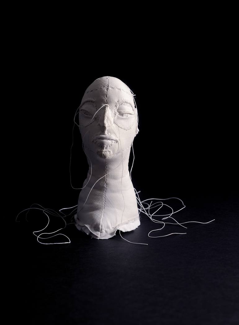 Original Figurative People Sculpture by Anne Marin
