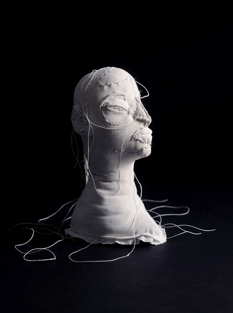 Original Figurative People Sculpture by Anne Marin