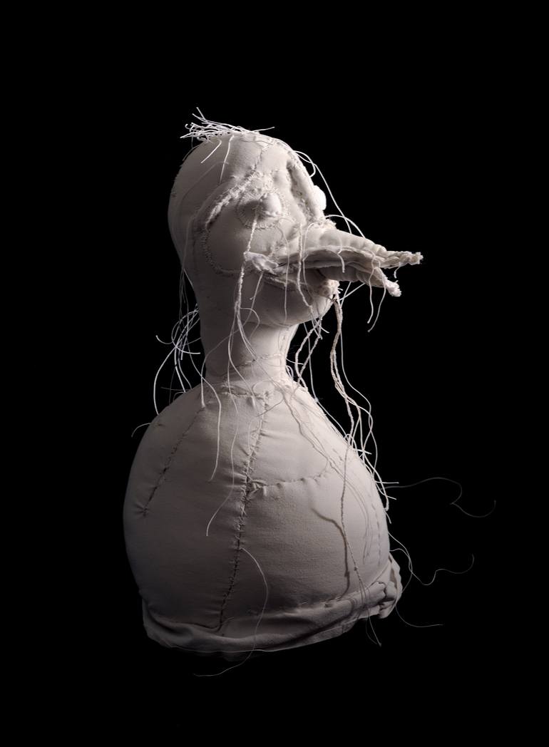 Original Conceptual People Sculpture by Anne Marin