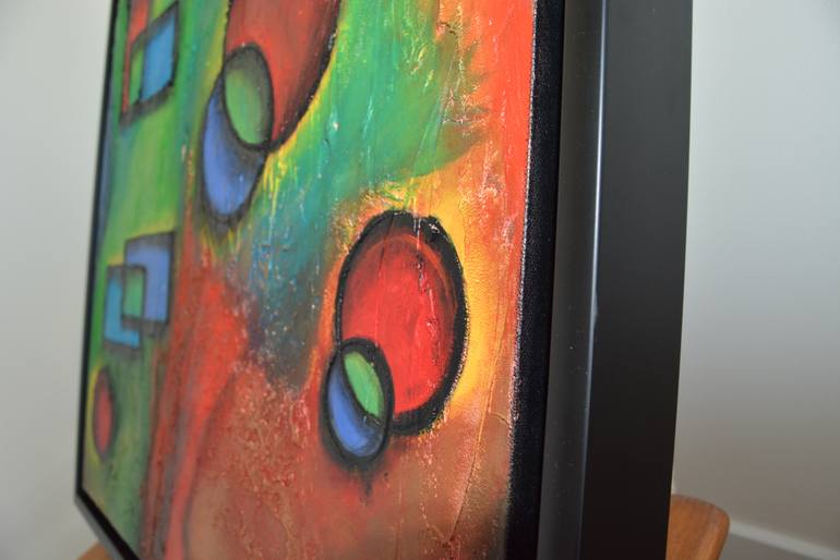 Original Abstract Expressionism Abstract Painting by Arkadiusz Kulesza