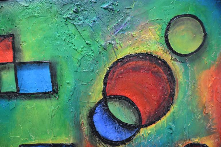 Original Abstract Expressionism Abstract Painting by Arkadiusz Kulesza