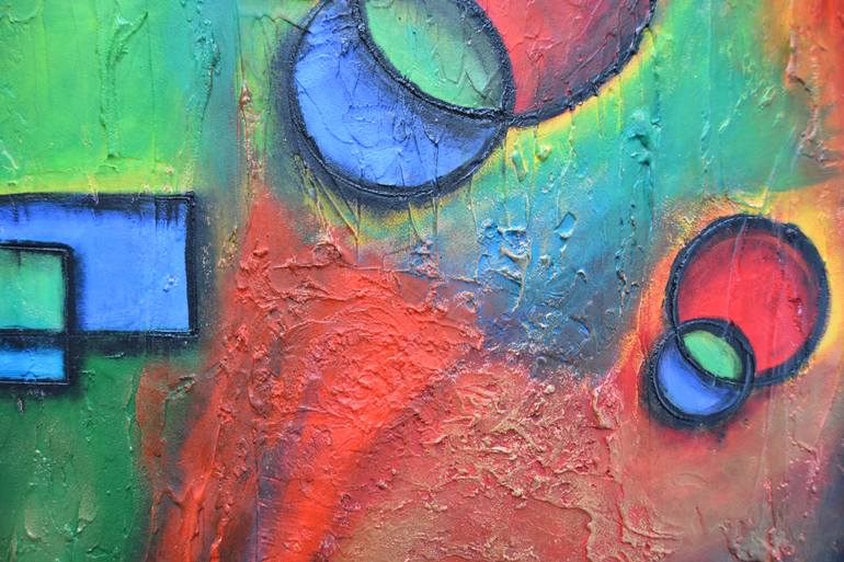 Original Abstract Expressionism Abstract Painting by Arkadiusz Kulesza
