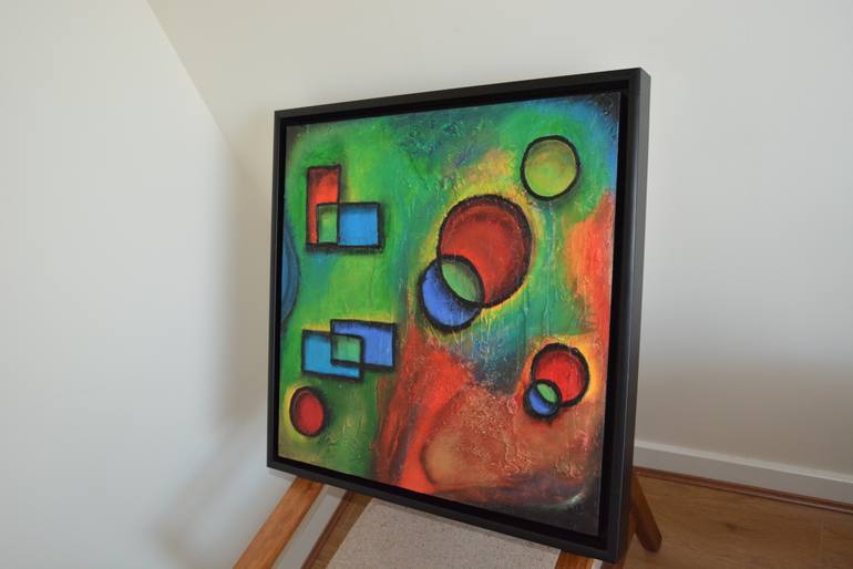 Original Abstract Expressionism Abstract Painting by Arkadiusz Kulesza