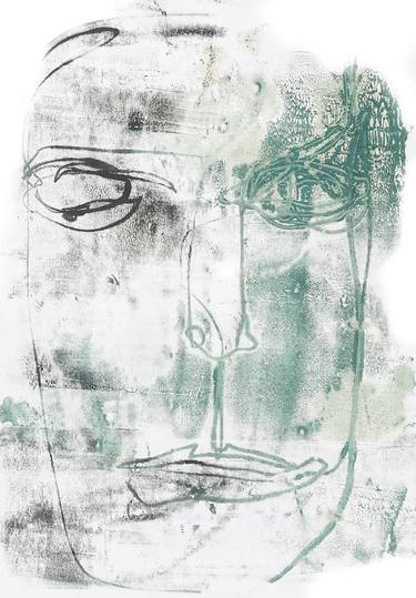 Print of Abstract Expressionism Portrait Printmaking by Nadiia Shepitchak