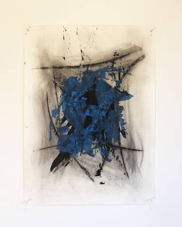 Original Abstract Expressionism Abstract Drawings by Robert Rebitzke
