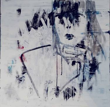 Original Abstract Portrait Paintings by Diana Heit