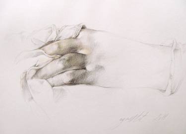 Saatchi Art Artist Agnes Toth; Drawings, “Women's Hand ” #art