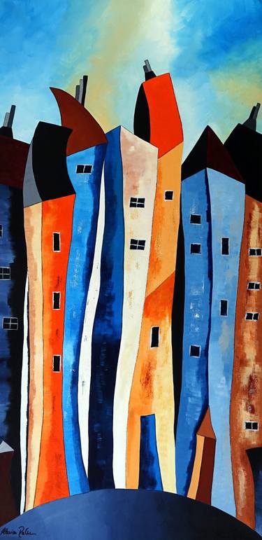 Large Townhouses orange blue thumb