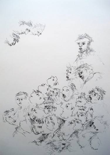 Print of Figurative Political Drawings by Martina M Altmann