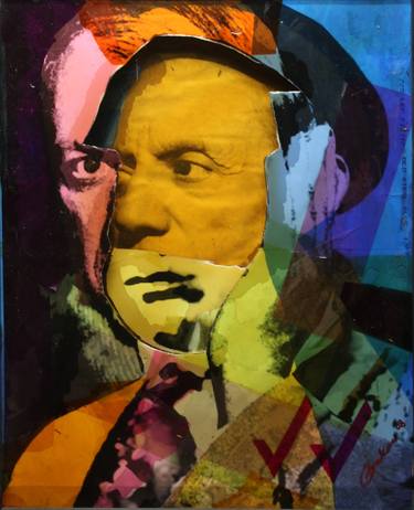 Saatchi Art Artist Ralph Michael Brekan; Collage, “Pablo Picasso” #art