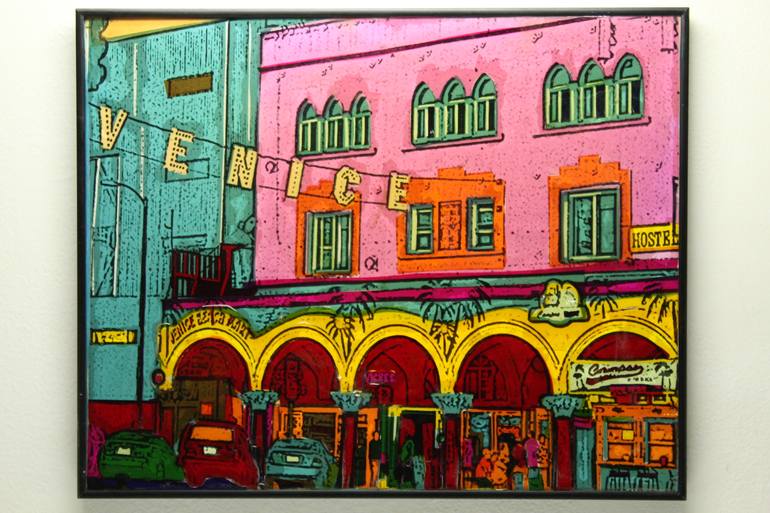 Original Art Deco Architecture Collage by Ralph Michael Brekan