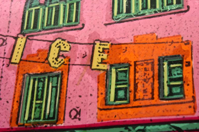 Original Art Deco Architecture Collage by Ralph Michael Brekan