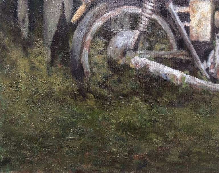 Original Figurative Motorcycle Painting by Ruzèl Murà
