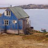 Shore House Greenland by Laurie McCormick