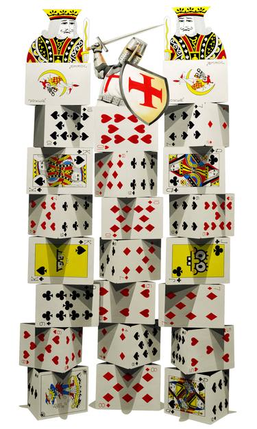 The tower of card thumb