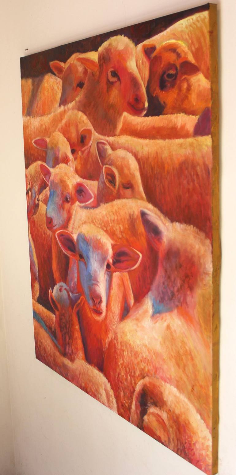 Original Animal Painting by Anat Baron Gilboa