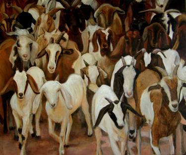 Original Expressionism Animal Paintings by Anat Baron Gilboa