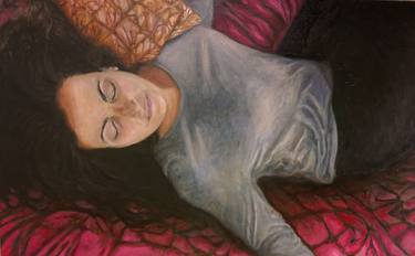 Original Figurative Women Paintings by Anat Baron Gilboa