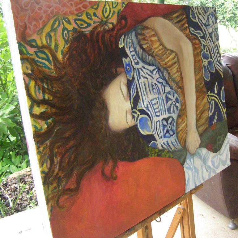 Original Expressionism Body Painting by Anat Baron Gilboa