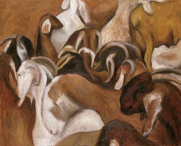 Original  Painting by anat baron gilboa