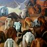 Inspired by a photo of a famous photographer in Israel
Photographed in the Jordan Valley
I really liked the donkey coming from behind the goats
Like a messiah accompanying his flock