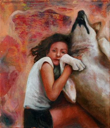 Original Dogs Paintings by Anat Baron Gilboa