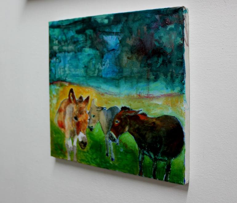 Original Expressionism Animal Painting by Anat Baron Gilboa