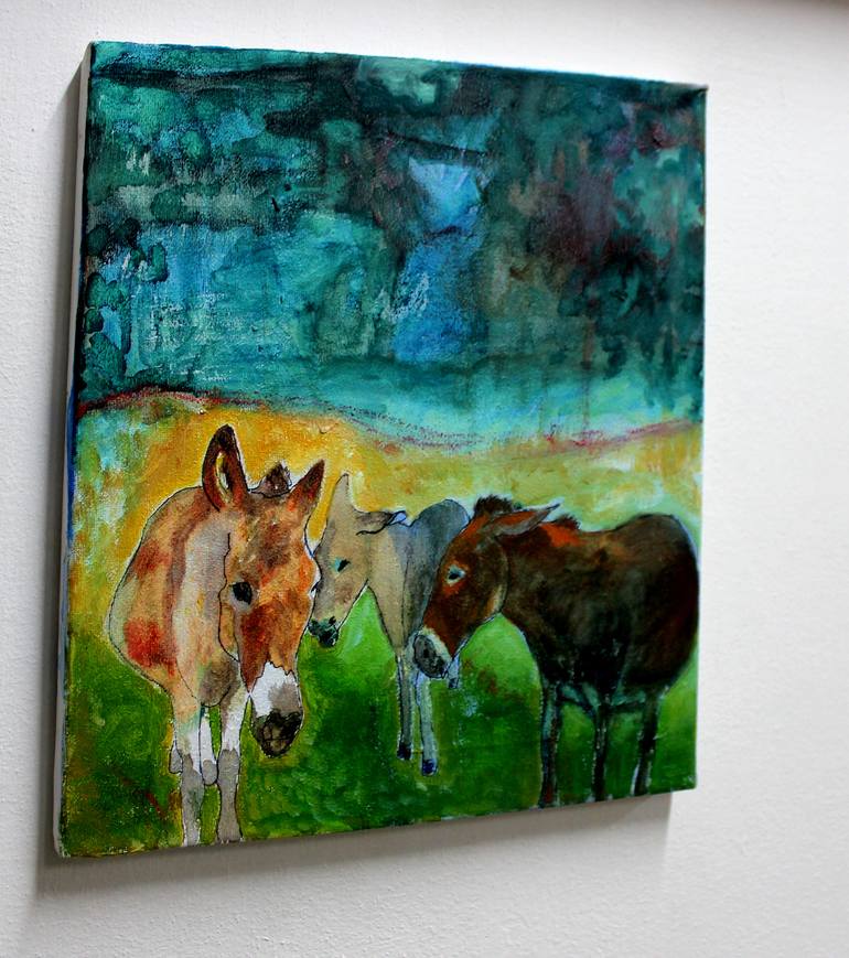 Original Expressionism Animal Painting by Anat Baron Gilboa