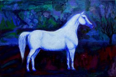 Print of Expressionism Horse Paintings by Anat Baron Gilboa