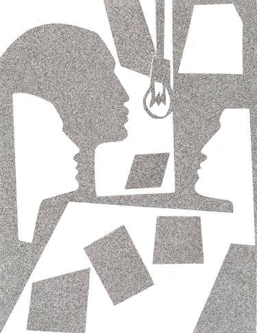 Original Fine Art People Drawing by James  Mclellan
