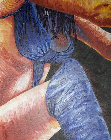 Print of Figurative Erotic Paintings by Jesse Colton