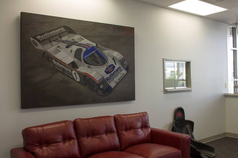 Original Illustration Car Painting by Jesse Colton