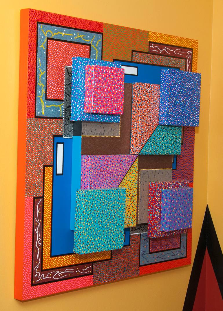Original Abstract Painting by Vladimir Katavitski