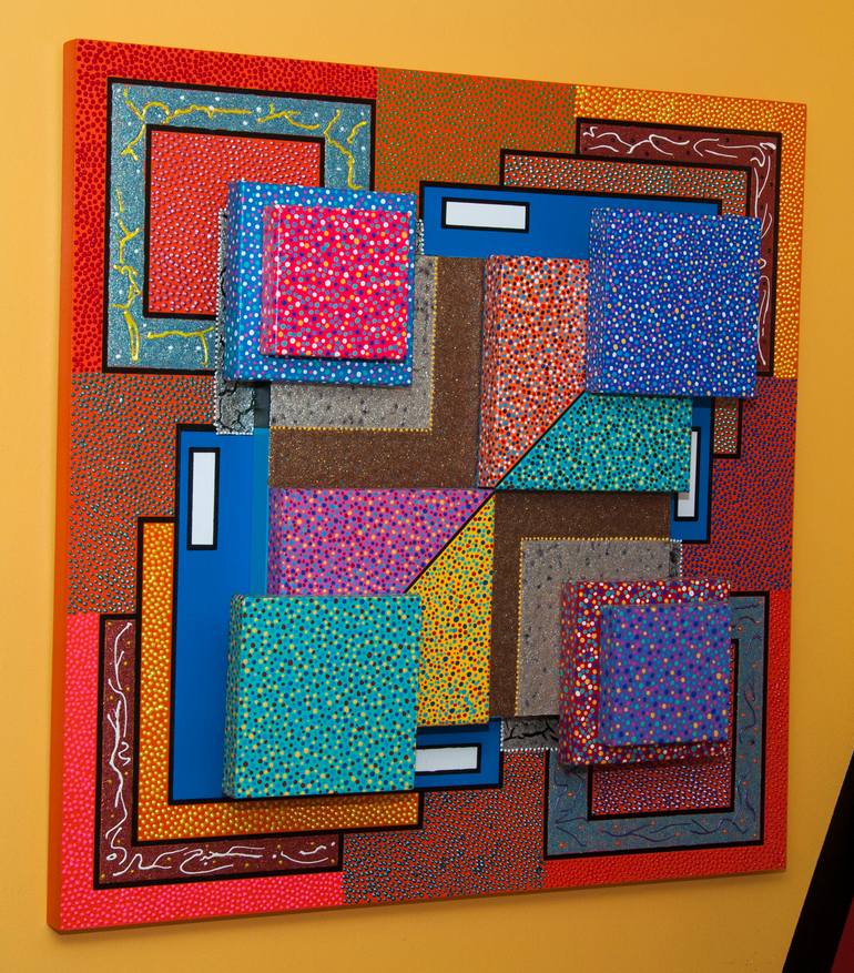 Original Abstract Painting by Vladimir Katavitski