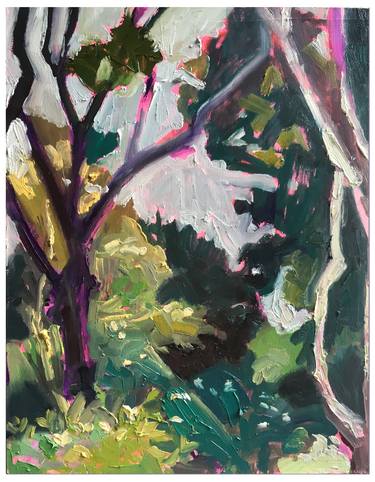 Original Abstract Expressionism Nature Painting by Madeleine Matsson