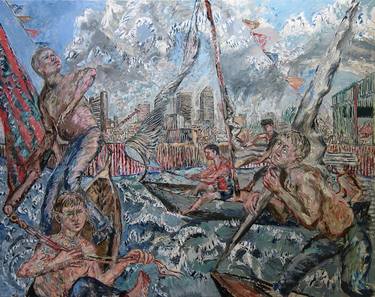 Original Boat Paintings by Frank Creber