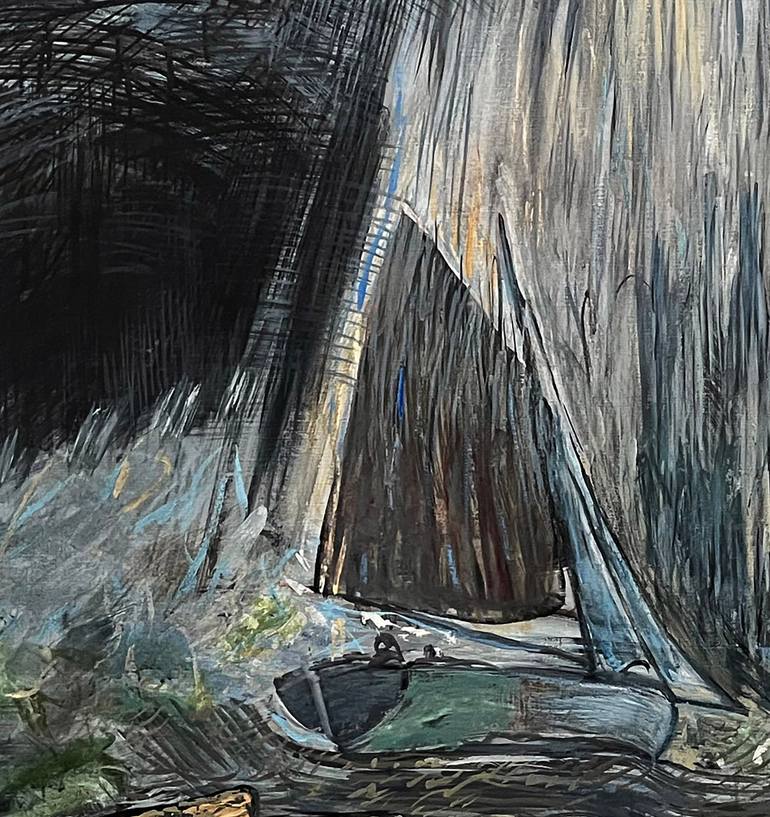 Original Figurative Boat Painting by Frank Creber