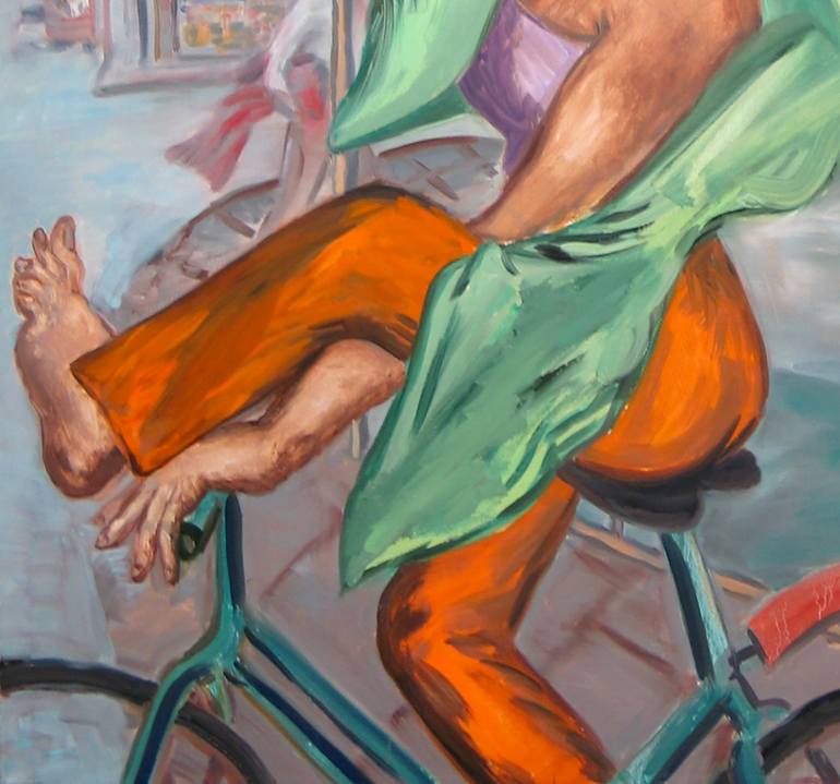 Original Contemporary People Painting by Frank Creber