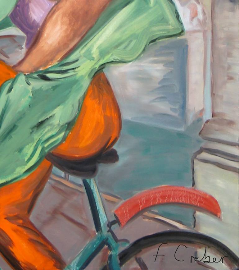 Original Contemporary People Painting by Frank Creber
