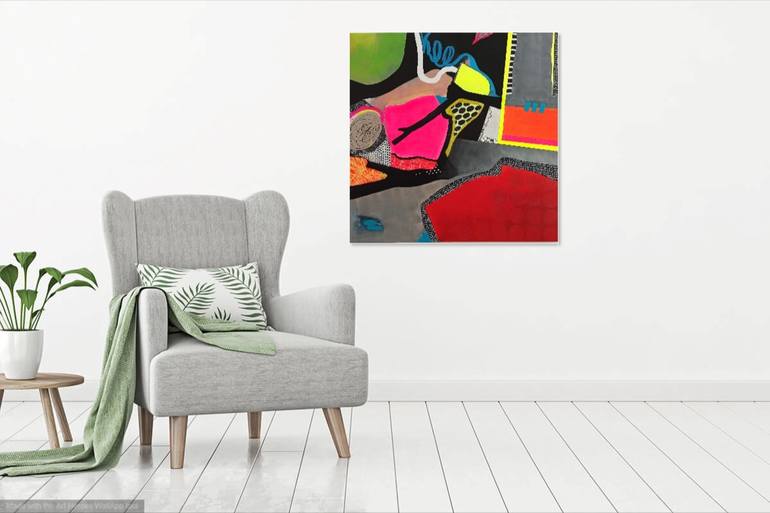 Original Abstract Painting by Karol Vallee