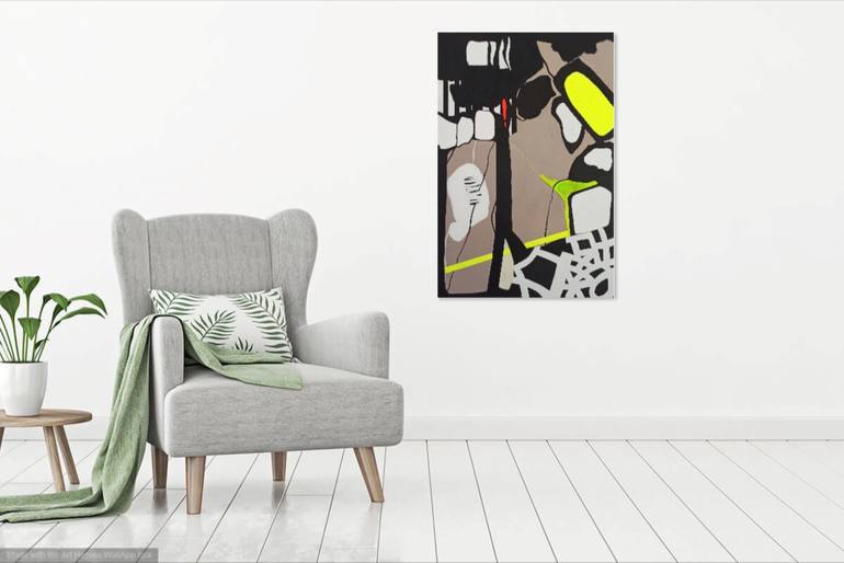 Original Abstract Painting by Karol Vallee